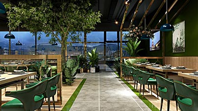 嗨道高檔中餐廳裝修設(shè)計